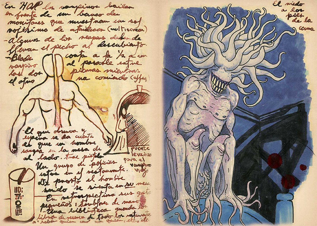 TheCinesthetic's tweet image. Guillermo del Toro sketchbooks ✍️