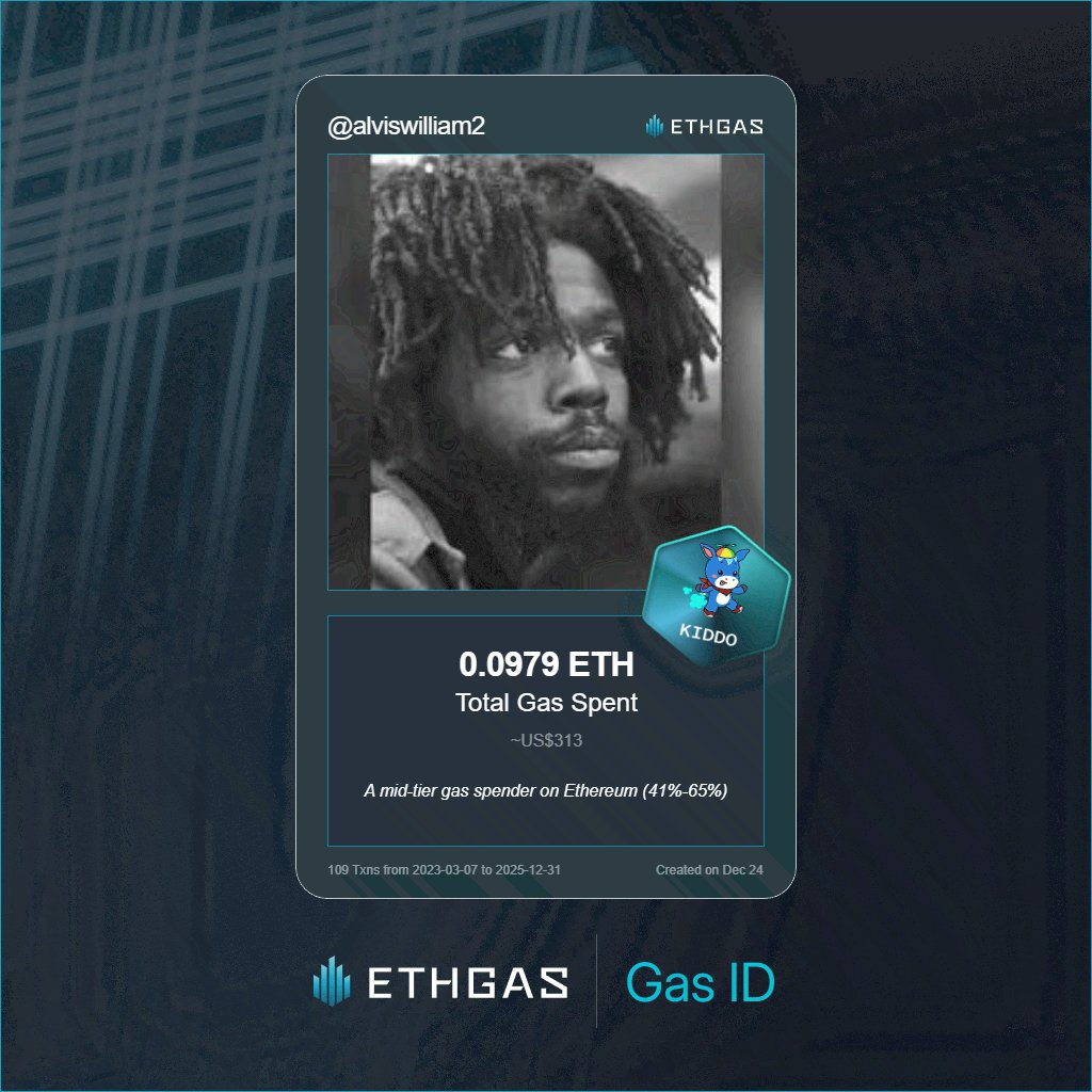 alvis william | ETHGas ⛽ tweet media