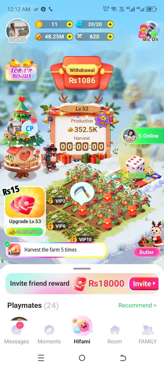 MeerAli227205's tweet image. 🤑🤑🤑🤑👇👇👇

Assalam alaikum dears win free🔥🔥 USD 🤑 in hifami app join now
Invite friends and earn 18k plus reward hurry up and join 👇👇👇
s.hifamiapp.com/1/RxfX9El1W
#hifami 
#infofi