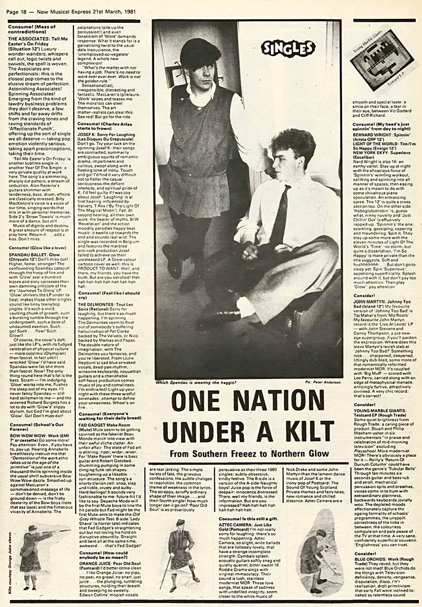 NME 1980s tweet media