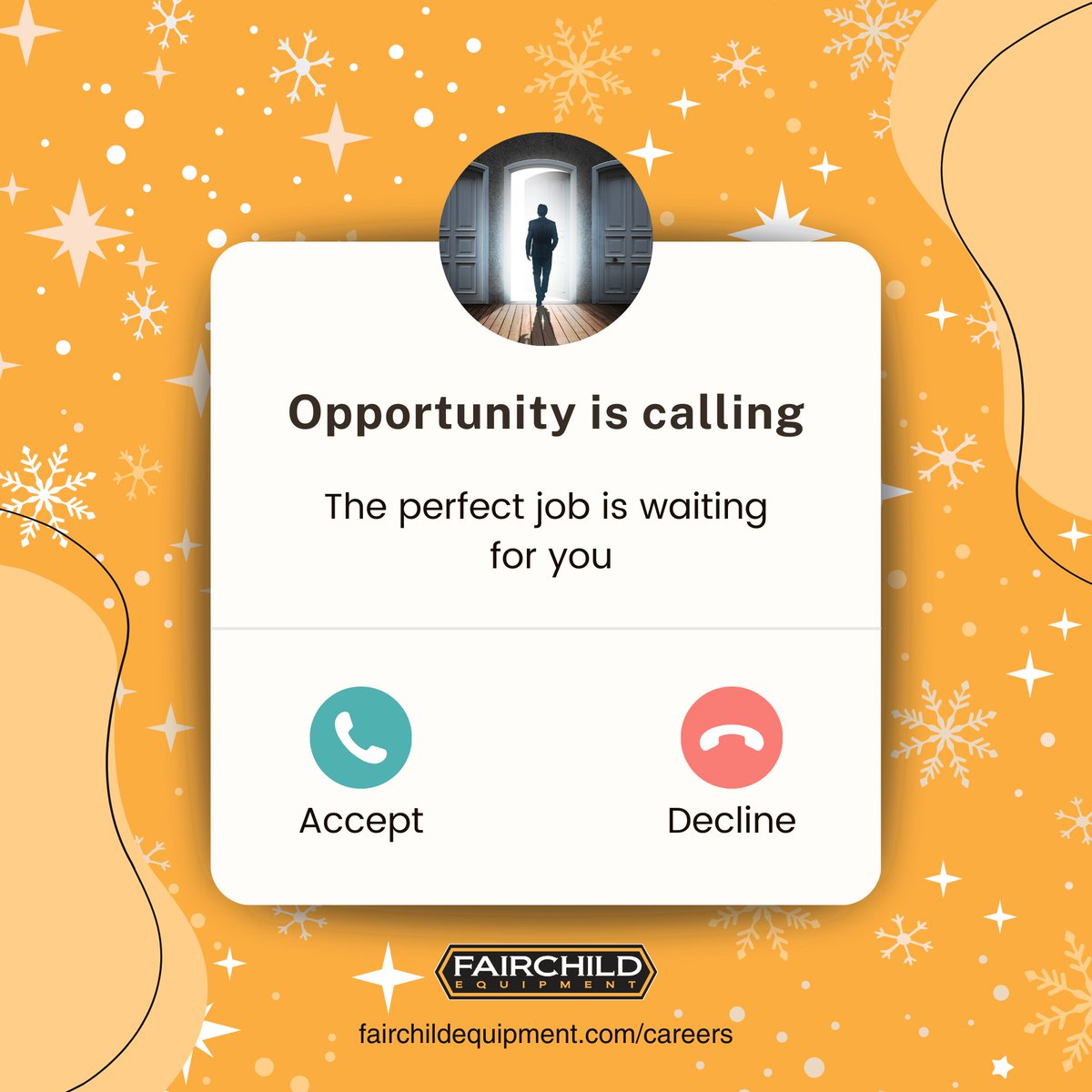 Kick off 2026 with a career that moves you forward! 🚀
At Fairchild Equipment, we’re not just building a team—we’re building a future. Ready to grow, innovate, and make an impact?

Let’s make 2026 the year you find your next great opportunity. Join us! fairchildequipment.com/careers/