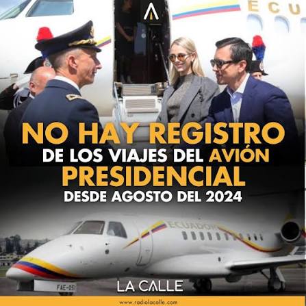 ¿Dónde estará la <a href="/ContraloriaECU/">Contraloría Ecuador</a> que jodió tanto con el uso del avión presidencial por parte de Correa?