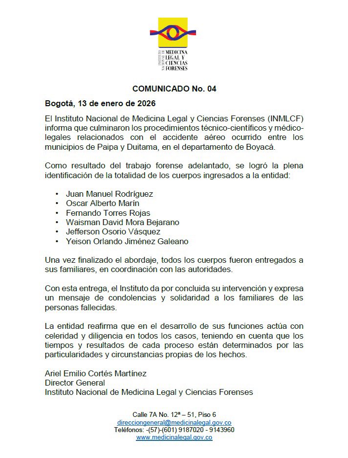 Medicina Legal (Col) tweet media