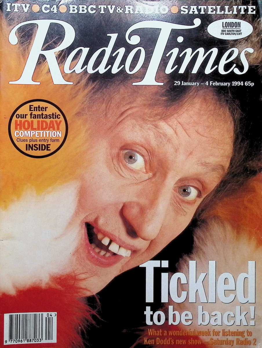 TvDidYouSee's tweet photo. #OnThisDay 29 January 1994 📺TV Listings
#KenDodd returns to the airwaves, whilst #RobinWilliams appears on both LIVE AND KICKING and WHAT'S UP DOC?
#EstherRantzen presents consumer investigations and real-life humour in THAT'S LIFE.
#AngelaLansbury with more MURDER, SHE WROTE. https://t.co/jOPreiCovD