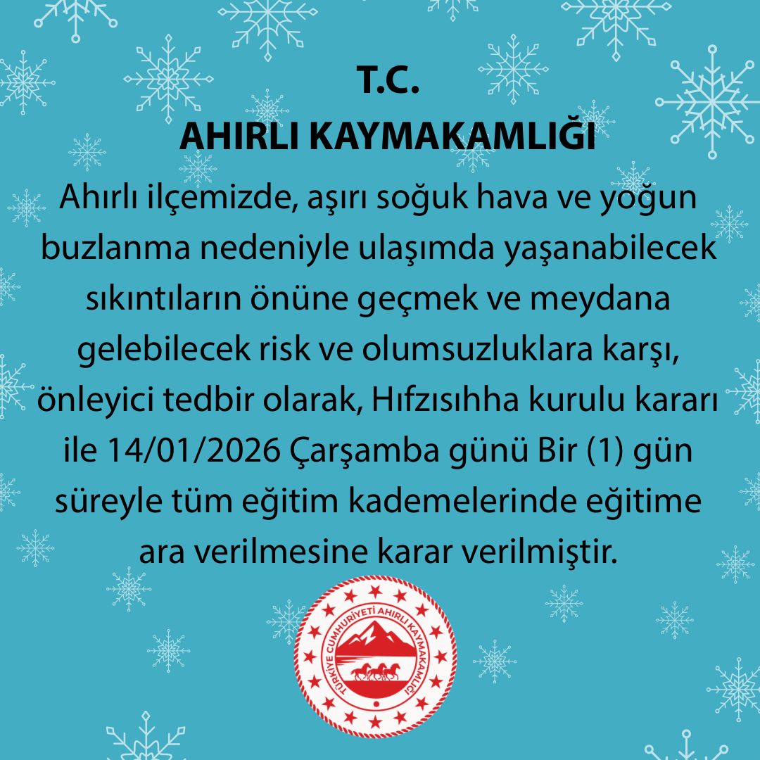 T.C. Ahırlı Kaymakamlığı (@ahirlikaymakam) on Twitter photo 