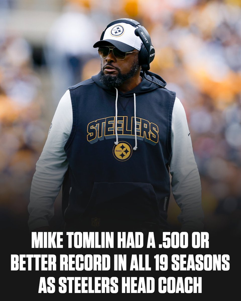 NFL's tweet image. A @steelers franchise legend 🫡