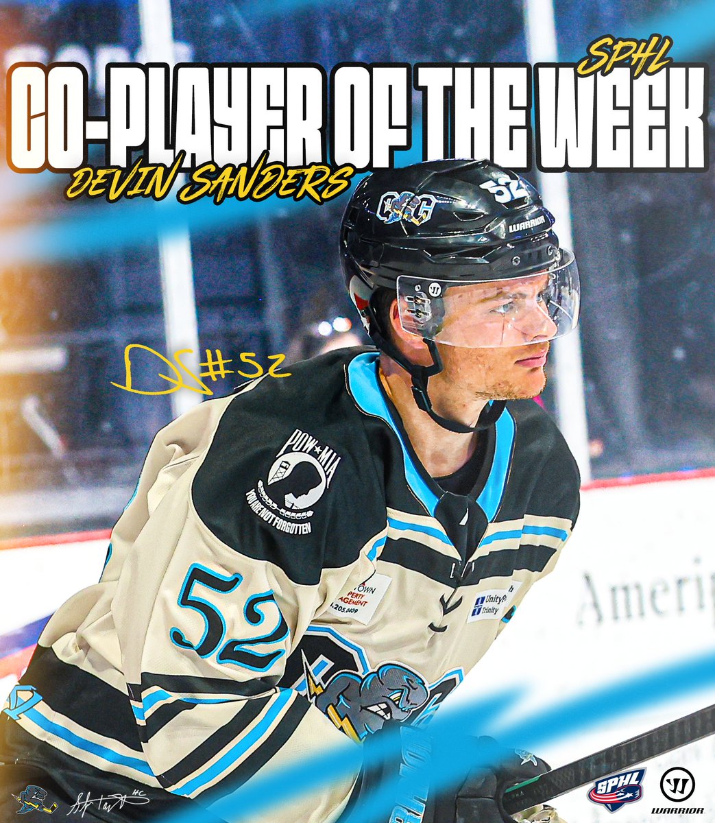 #StormNation, how about some stick taps for this week's <a href="/SPHL/">SPHL</a> Co-Players of the Week, Leif Mattson and Devin Sanders?🫡🙌

🗞️ bit.ly/StormDuoCoPOTW

#TakeCover | <a href="/WarriorHockey/">Warrior Hockey</a>