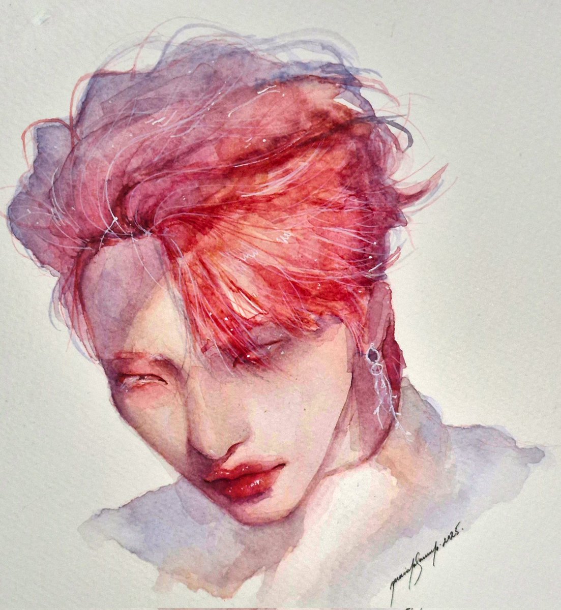 MarianaSmano's tweet image. Hi hi!! I'm selling these watercolors ♥️ 
90€ + WW shipping (excluding US) 
All shares will help me a lot!!