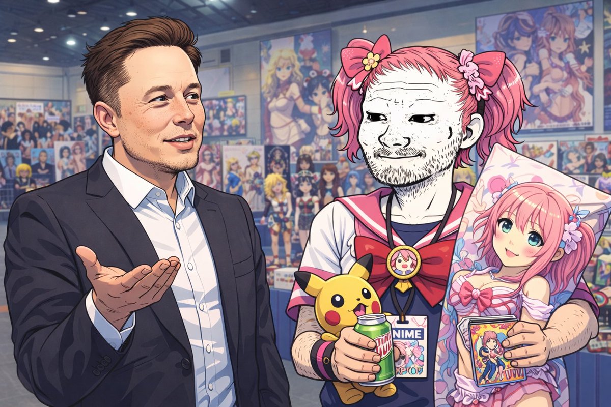 Elon is a secret weeb