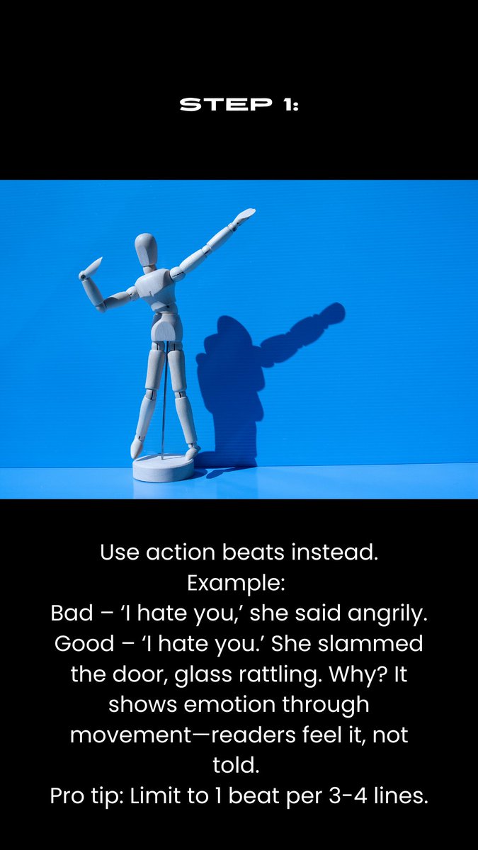 bmmiller's tweet photo. Beginner writers: Your dialogue’s drowning in ‘he said/she whispered.’ Here’s how to fix it—specific, no-BS advice that’ll make your scenes breathe.
#WritingAdvice #BeginnerWriters #DialogueTips #AmWriting #WritingCommunity #IndieAuthor #WriteBetter #BookTok #WritersOfInstagram https://t.co/ZlGYIxlWKY