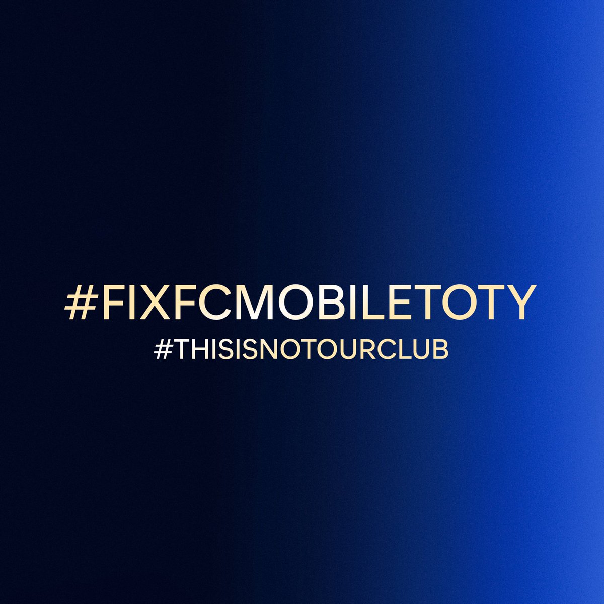 Love this game. Lived this game. Raise the voice!

<a href="/EASFCMOBILE/">EA SPORTS FC MOBILE</a>
#FixFCMobileTOTY #THISISNOTOURCLUB