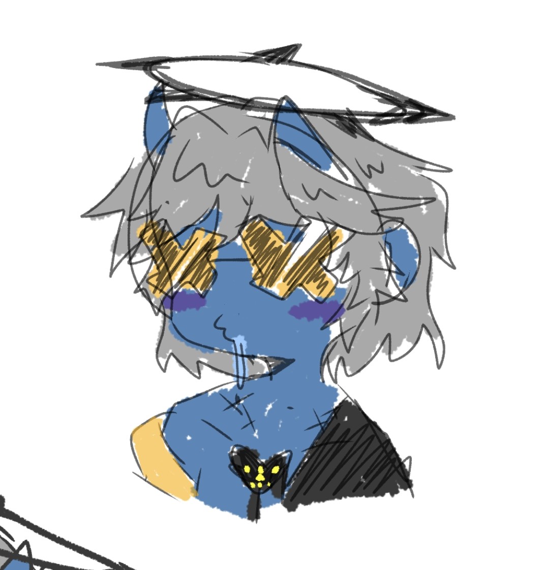 kupoteaa's tweet photo. do yall fuck with this shitty chaos doodle i did last night
#happychaos #ggst https://t.co/vOqGuWbZL1
