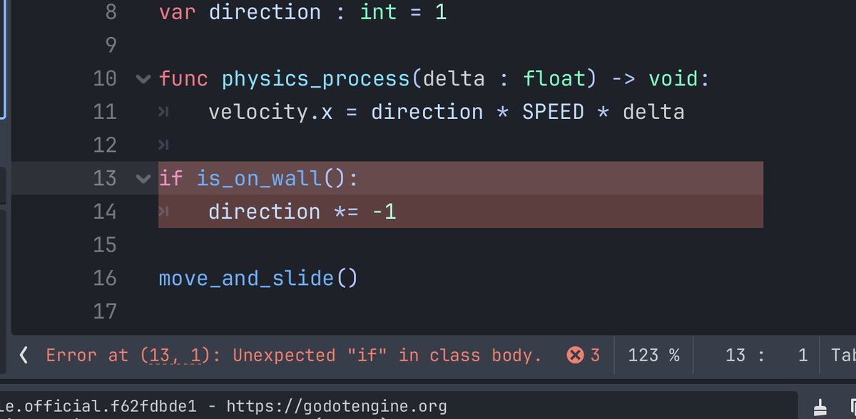 codewithjax's tweet image. It's funny that there's an error...yet the code is still working. Lol.

#gamedevelopment #godot #godotengine