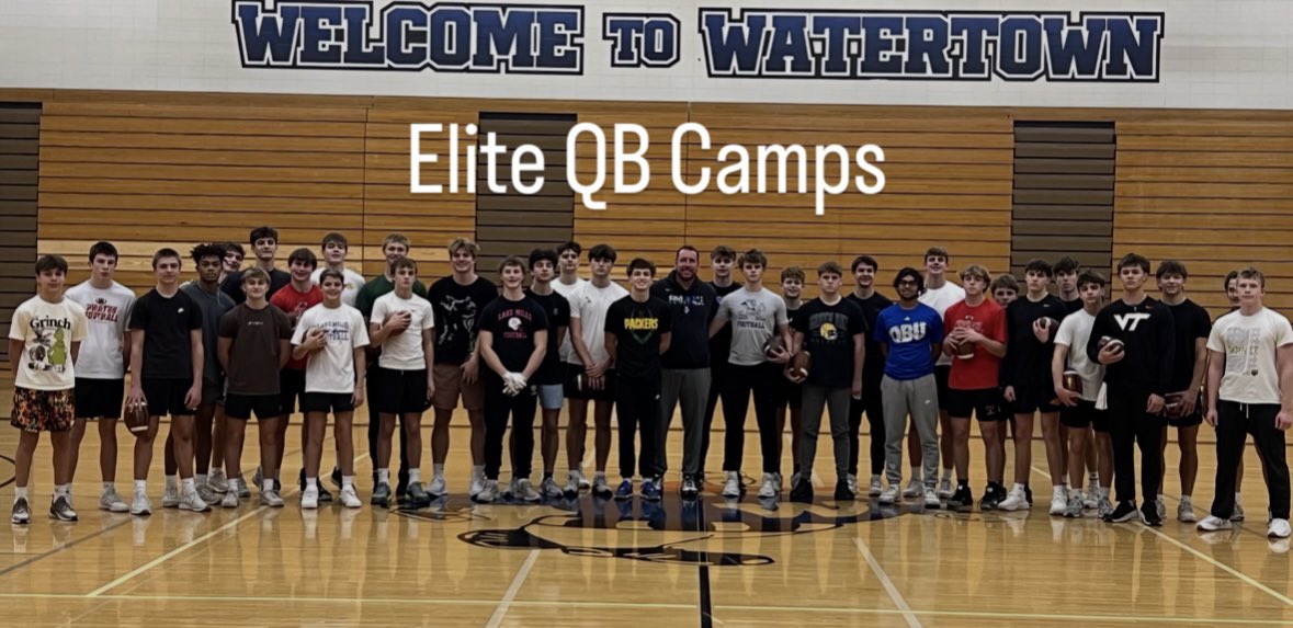 BenjiKamrath's tweet image. ELITE QB CAMP #2 
- Watertown High School 
- Sunday, January 25th
- 3:00-5:00PM
- Cost $100
- DM ME ASAP TO GET TO SIGNED UP
- WRs can attend at no cost.
- Mechanics, Footwork, Situational Throws, Defensive Recognition, and Route Concepts
- Please help spread the word!