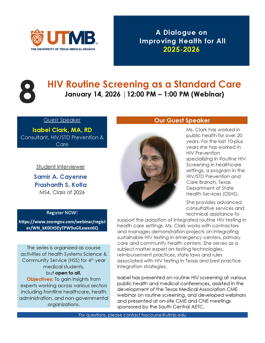 UTMB Population Health & Health Disparities tweet media