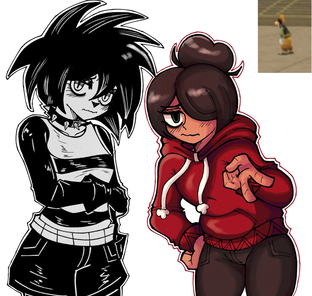 KnivarKuuja's tweet image. Maya and Nia. 

Las mejores amigas.