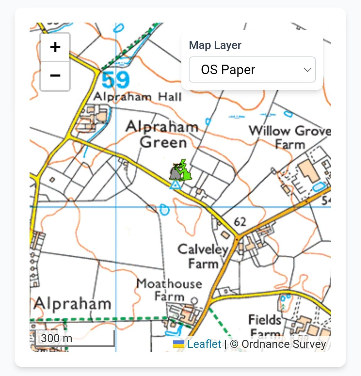 Trig Point 263 ✅ – Caverley, Cheshire
An easy roadside trig tucked away in a farmer’s field, though slightly elusive thanks to the surrounding overgrowth. Built in February 1940, this pillar proudly stands 65 metres above sea level. Visited in July 2025 #allthetrigpoints #trig