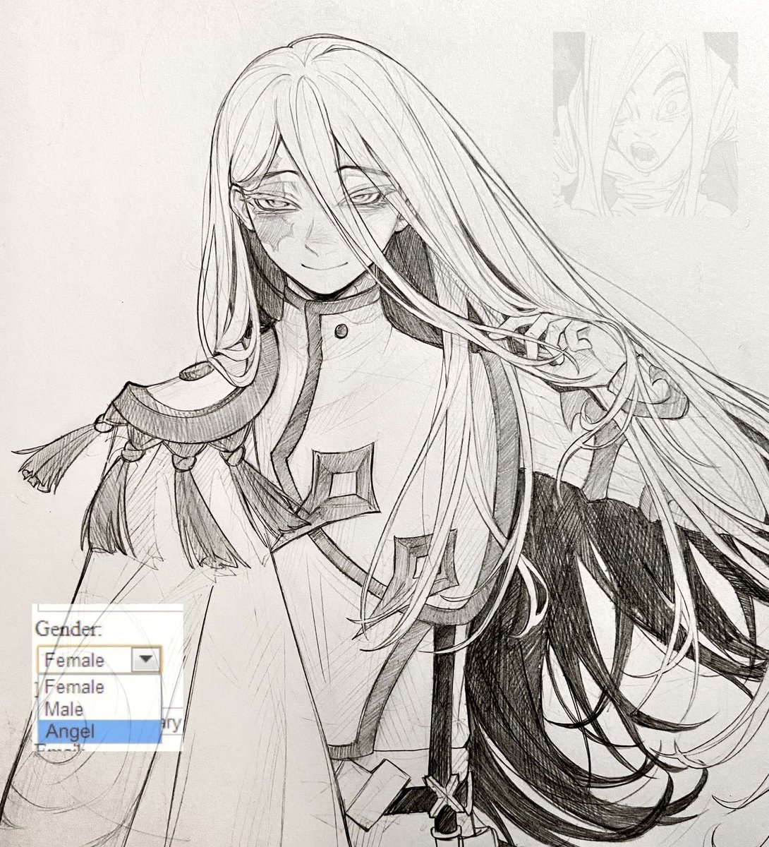 VNQuPhng's tweet photo. I had a cold and can’t draw anything for the past few days until I saw the new chapter.
HE’S SO GORGEOUS OMG OMG OMG
#Tamsy
#Gachiakuta https://t.co/ZZmfsxsGWB