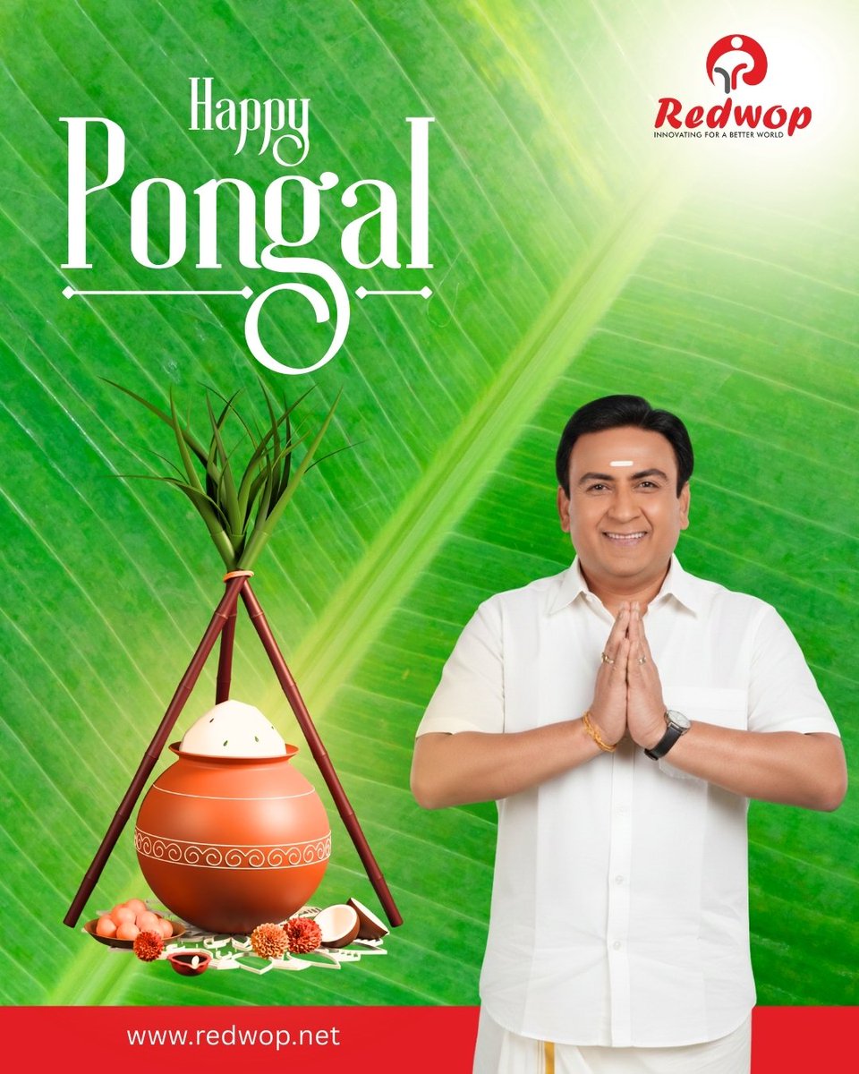 RedwopInfo's tweet photo. 🌾✨ Happy Pongal ✨🌾
May this beautiful harvest festival fill your life with abundance, gratitude, and happiness.
Let your home be blessed with prosperity, good health, and joyful moments
#HappyPongal #PongalVibes #HarvestFestival  #Prosperity  #redwopChemicals  #redwop https://t.co/zTHE5YbwJy
