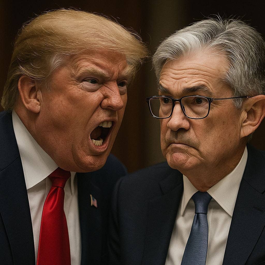 特朗普称强劲通胀和增长数据表明，鲍威尔应大幅降息。