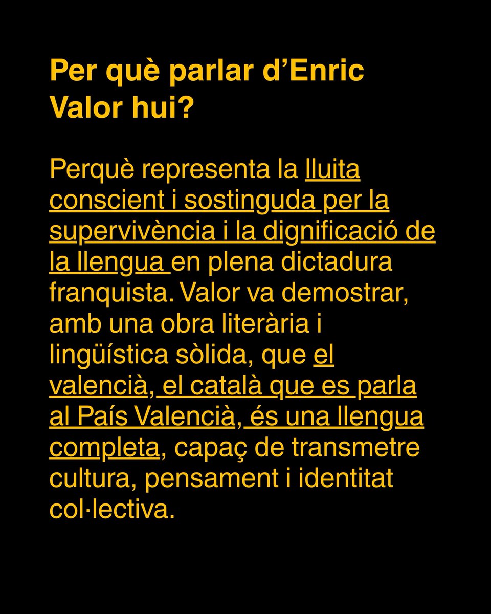 Una vida dedicada a la llengua i el país sense demanar res a canvi. Gràcies per obrir-nos el camí! 💡🫂