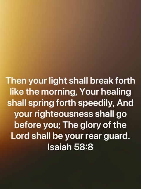 BB1barnes's tweet photo. During this season of fasting let's not forget to pursue the greater Glory of God to cover us and protect us! https://t.co/m2WDTi1aqz