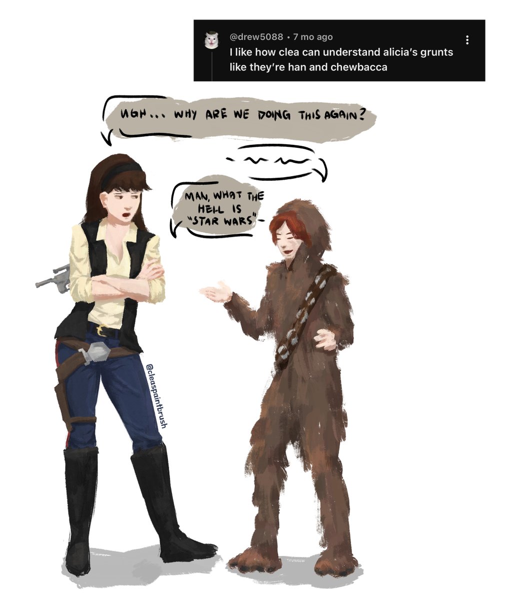cleaspaintbrush's tweet photo. whose genius idea was this 
#Expedition33 #Clea #Alicia https://t.co/jMRgWu6ifY