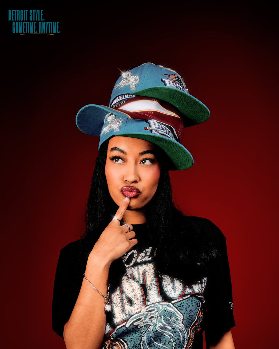 These ones will turn your head. Detroit Pistons x Twozzday headwear available exclusively at the Detroit Pistons Team Store at Little Caesars Arena on January 17th.

Stay up to date on details here: content.pistons.com/twozzday/