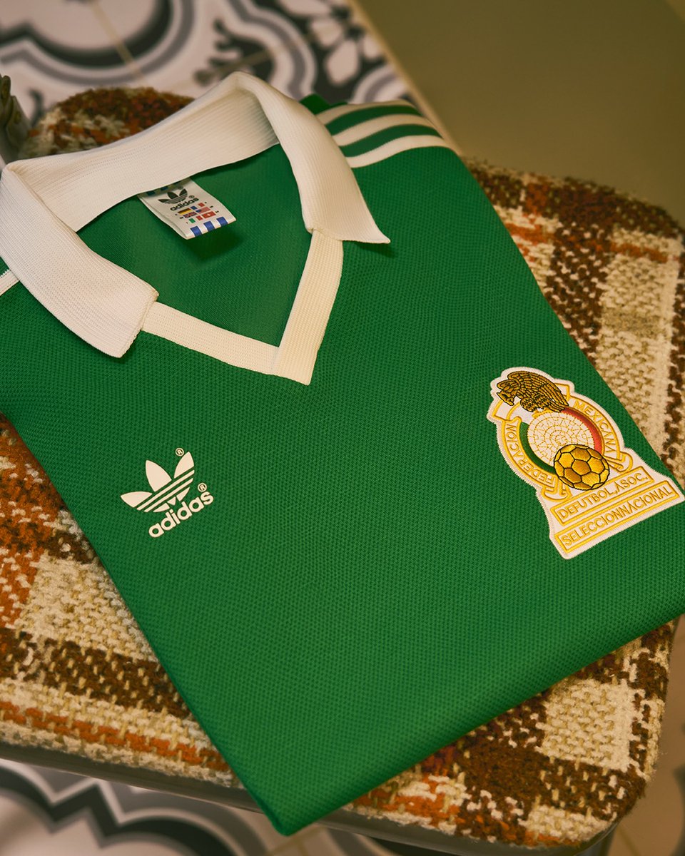 Adidas drops new Mexico gear 🇲🇽 Inspired by the 1986 World Cup jersey ⚽️