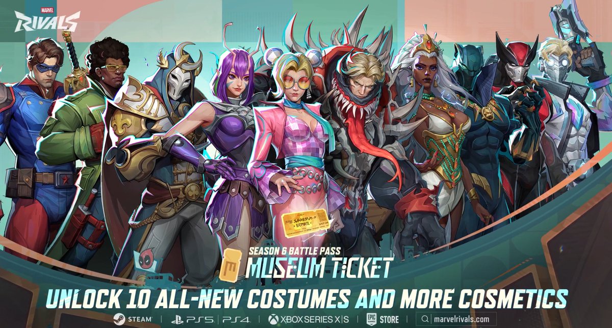 X0X_LEAK's tweet image. ‼️Season 6 Battlepass skins!
#MarvelRivals