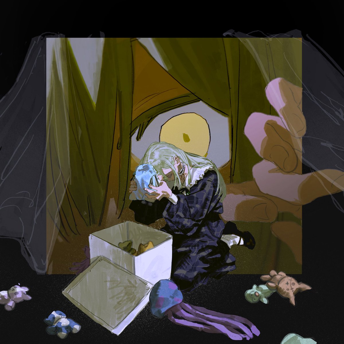 answer_1116's tweet image. 04.
我心中小小的窗户
你心中小小的箱子