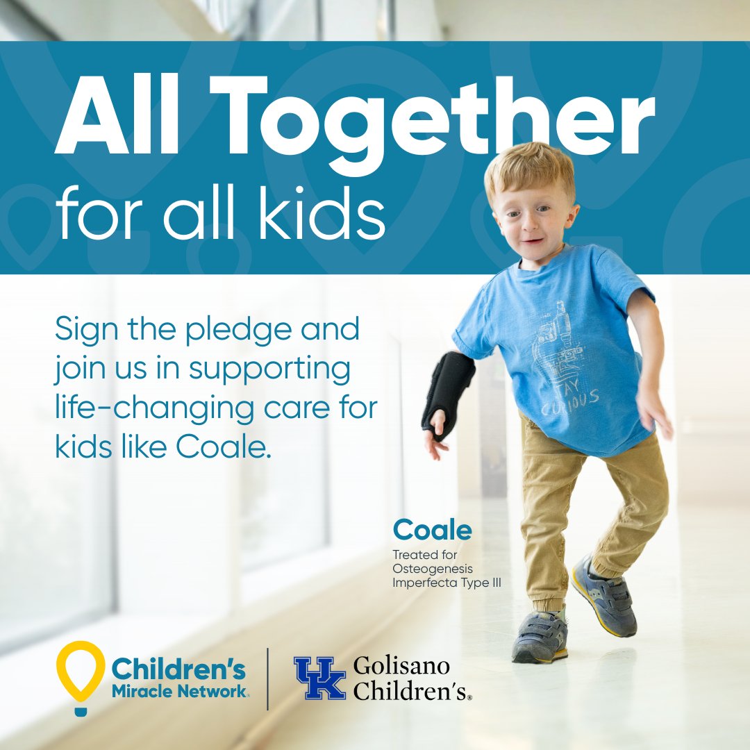 Proud to support @CMNHospitals and their mission to unite communities to raise critical funds for children’s healthcare. Today, CMN unveiled a new look and invites everyone to join the movement for #HealthForAllKids. Take the pledge &amp; donate: cmn.org/pledge 💙💛
