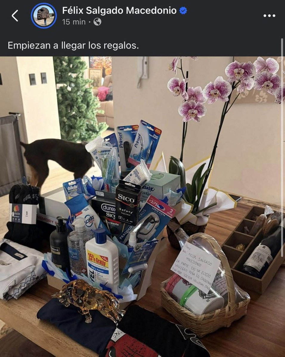 jorgegogdl's tweet image. El senador Felix Salgado Macedonio, quien fue denunciado por 5 mujeres por abuso sexual, subió una foto donde presumió que por su cumpleaños le dieron cajas de condones.  El político más impresentable de México, (junto a Noroña).