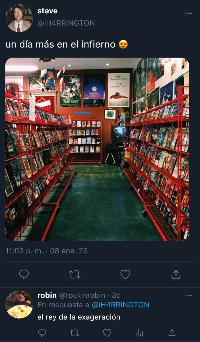 residentdillom's tweet image. i want your video | #stonathan au

donde steve se queda sin laburo y agarra en el videoclub de hawkins en el cual jonathan es un cliente frecuente.