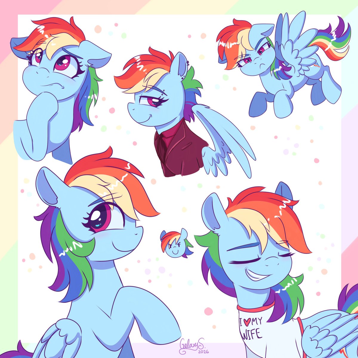 GalaxySwirl24's tweet image. Rainbow SILLY Dash 🌈  but its ok :D