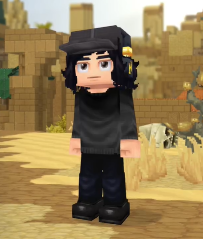 que bonitas se ven las skins de roier y quackity en hytale ♥