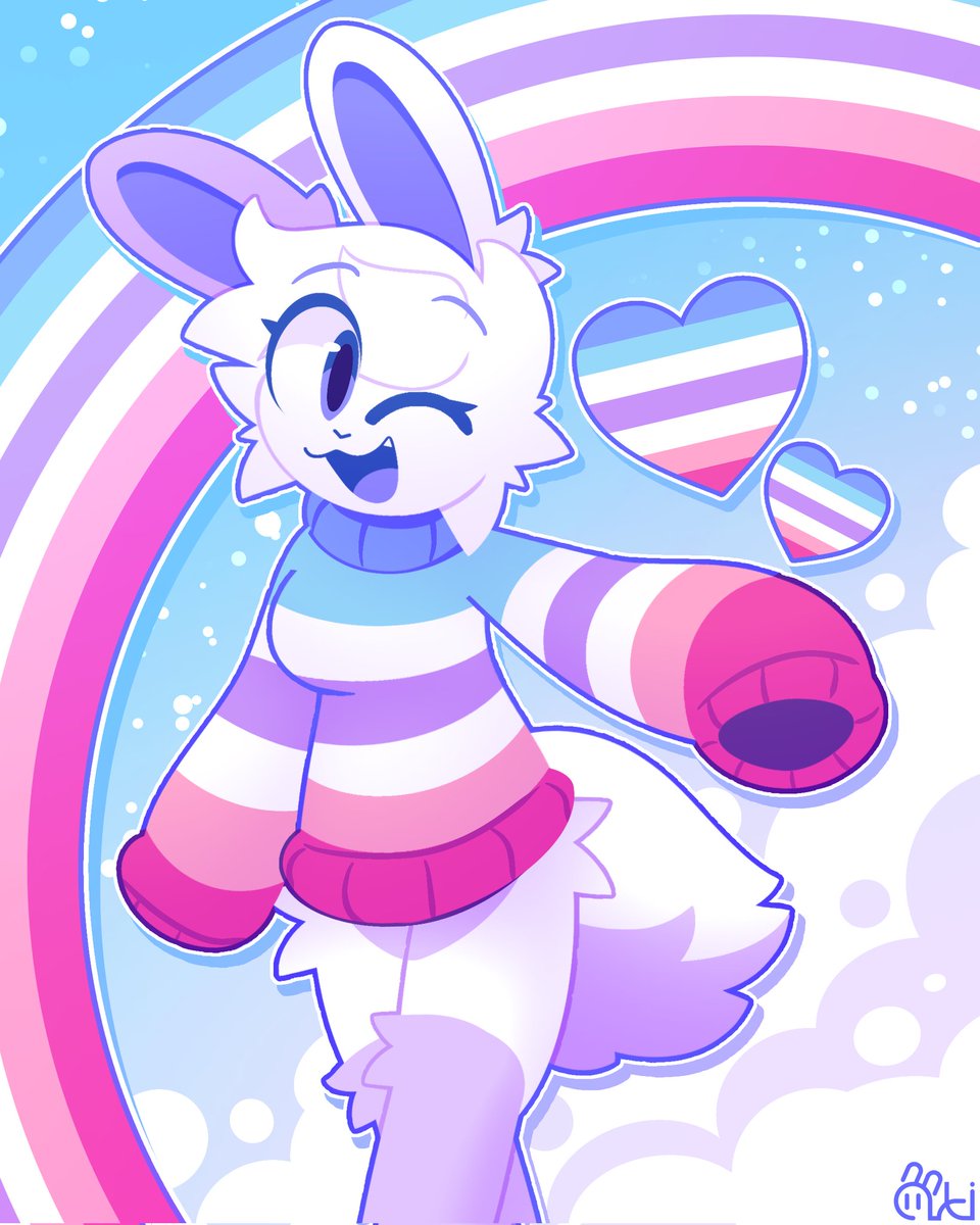 artifyber's tweet image. DAY 745 - A very proud bunbun