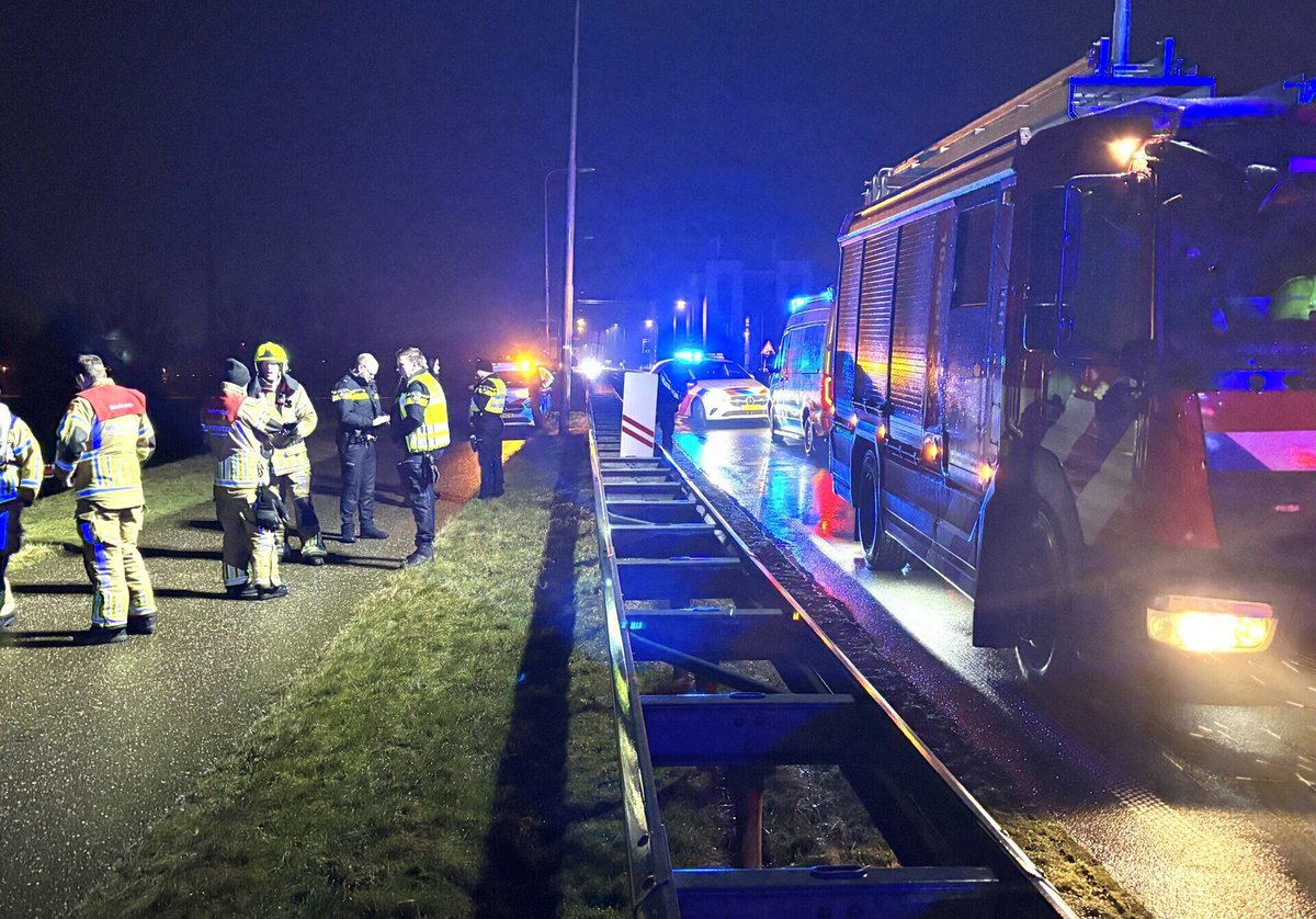 Hulpdiensten massaal ingezet voor persoon te water