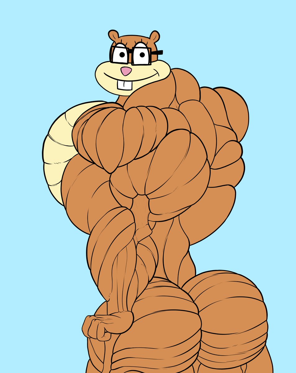 Sandy giving an anatomy lesson XD