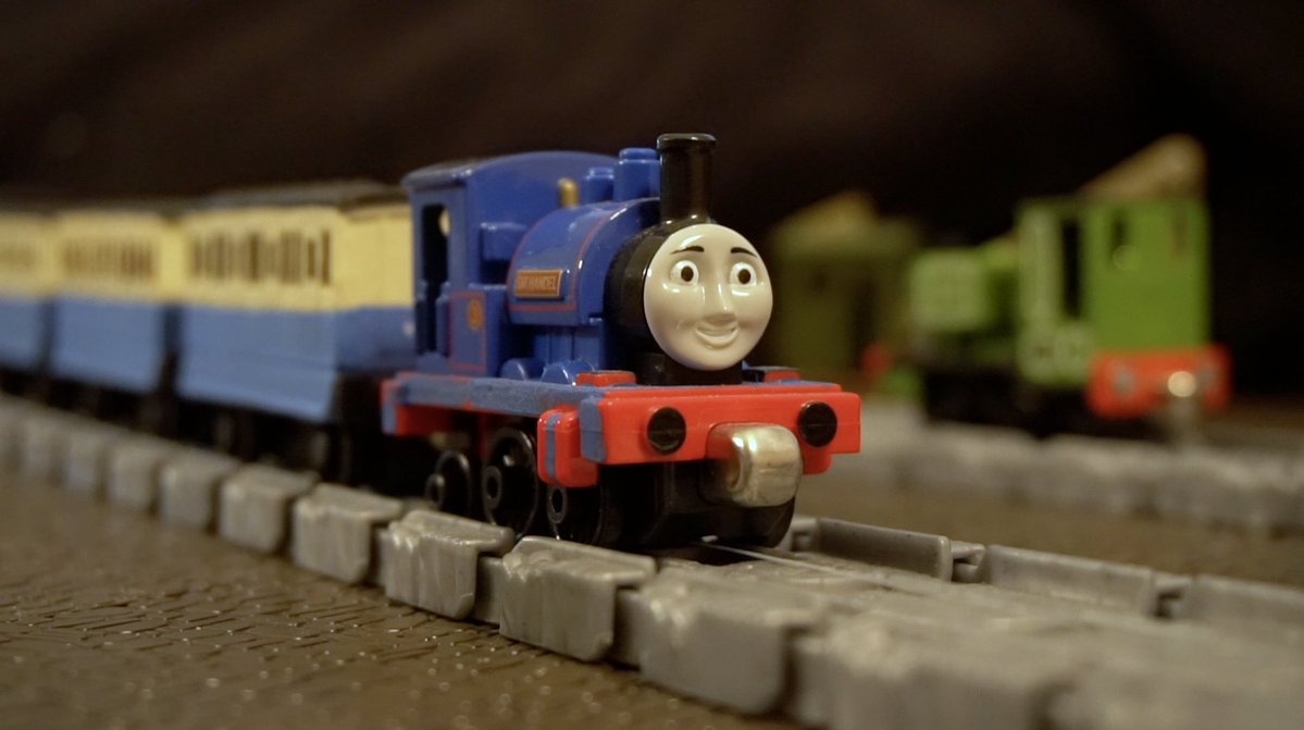 series_classic's tweet image. Prepare for a new CSC episode this Friday!

Winter is still on the Island of Sodor, and on the Skarloey Railway, Sir Handel is quite certain the snow is just silly soft stuff. But, we're sorry to say, he'll have another thing to dislike... not as much as the coaches, though.