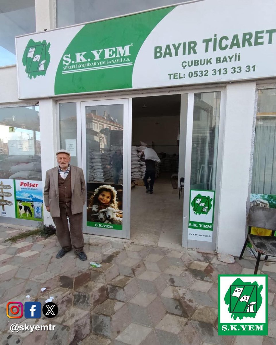 Ankara, çubuk bayilerimizden Bayır ticaret, Kemal Bayır amcamızın gönderisini sizinle paylaşıyor, kendisine hayırlı işler diliyoruz. #şkyem. Bereketli olsun. #yem #besi #süt #hayvancılık #çubuk #ankara