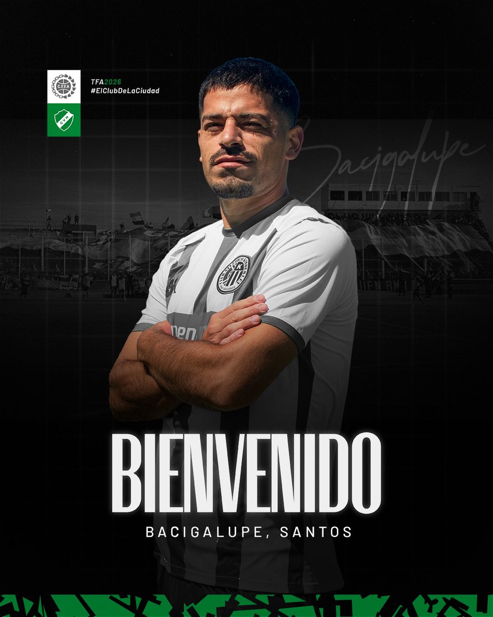 #Fútbol ⚽ #TFA

🔜 Santos Bacigalupe se suma al plantel.

⚽ Defensor de 30 años, llega desde Sport Club Pacífico, con pasado en Kimberley de Mar del Plata

💪 ¡Que sea un gran año, Santos! 

#ElClubDeLaCiudad 🇦🇪