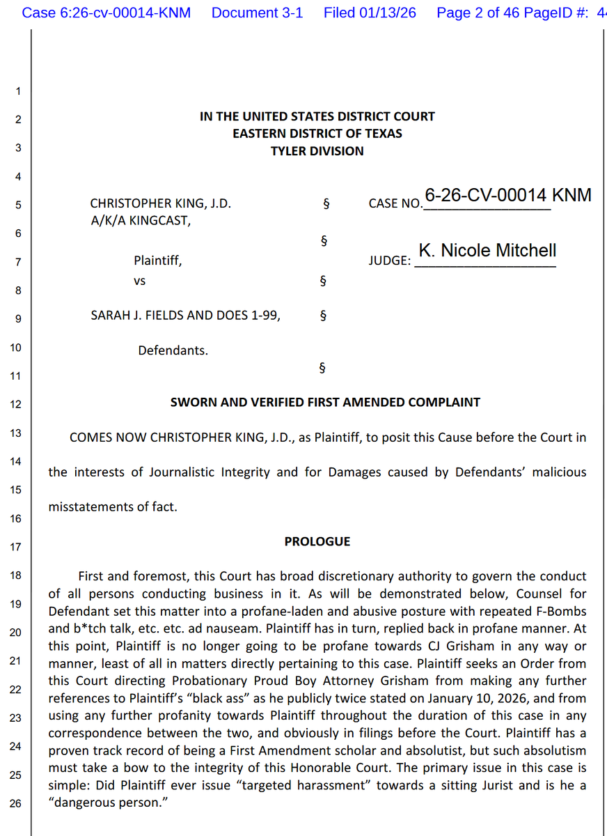 CurrentRevolt's tweet photo. "Journalist" Sarah Fields @sarahiscensored has been sued for defamation. https://t.co/e76X9dzobD