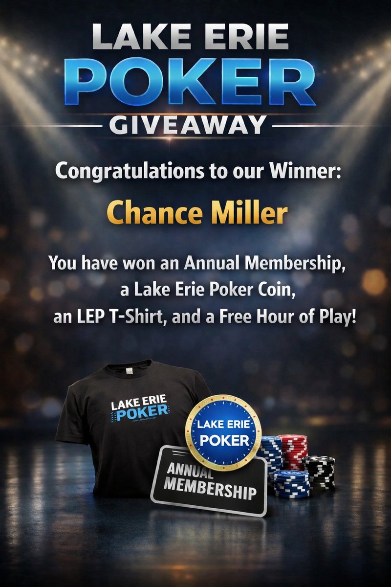 Congratulations to our first giveaway winner:
Chance Miller 🥳
Thank you to everyone who participated!