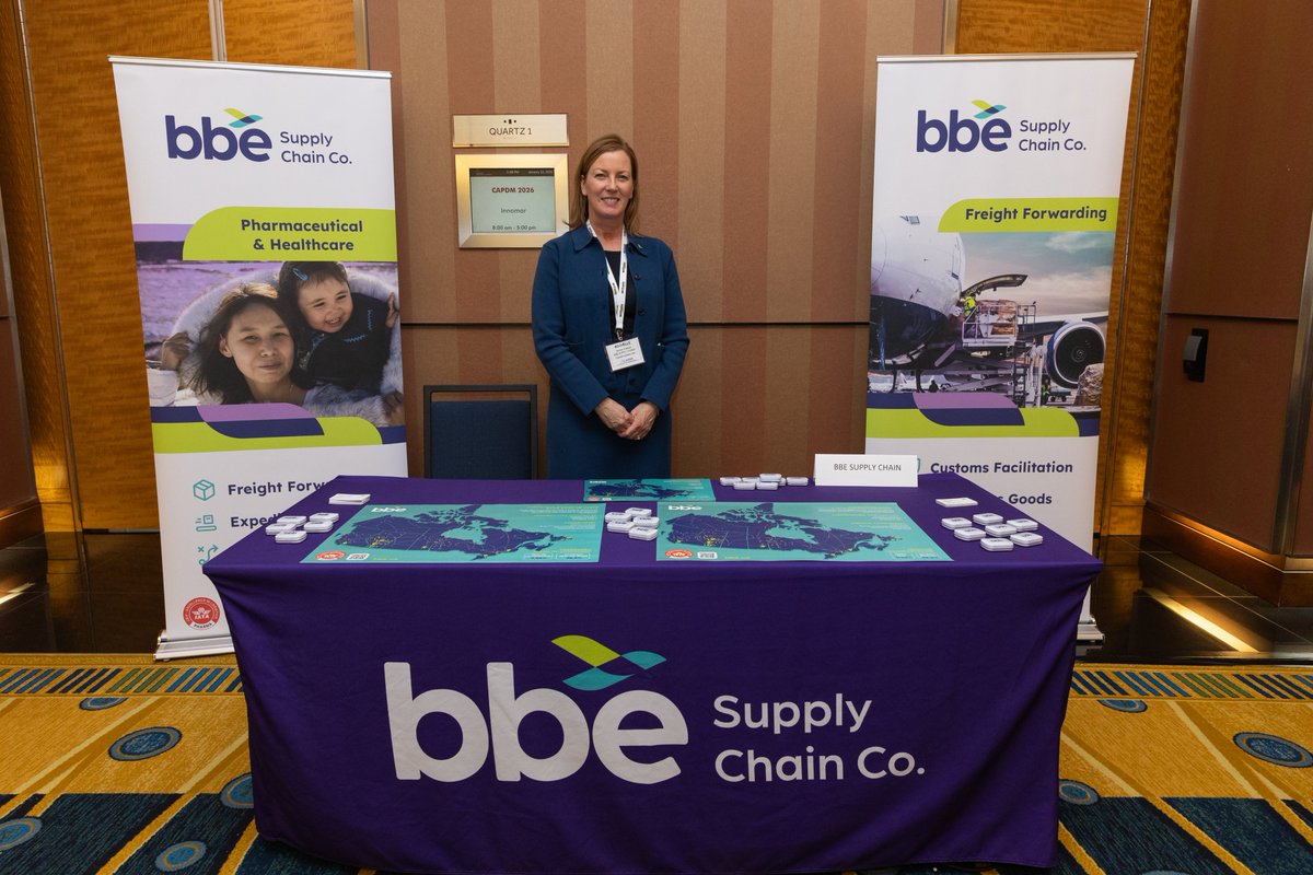 Grateful to our 2026 #CAPDMExecutiveConference exhibitor BBE—experts in cold-chain logistics helping to serve remote Canadian communities. #CAPDMEvents #Pharmaceutical #SupplyChain