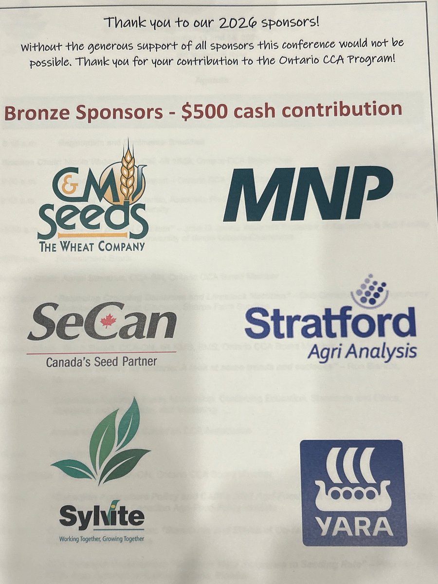 A HUGE thank you to our sponsors of this year’s conference!! 

#ccaon2026 #ontag