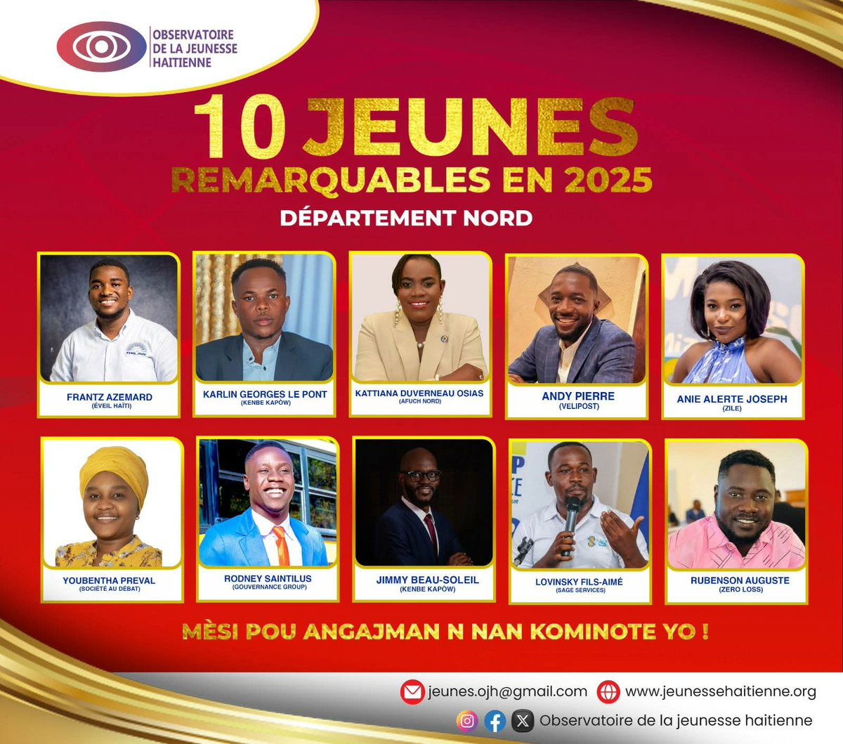 Observatoire de la Jeunesse Haïtienne (OJH) 🇭🇹 tweet media