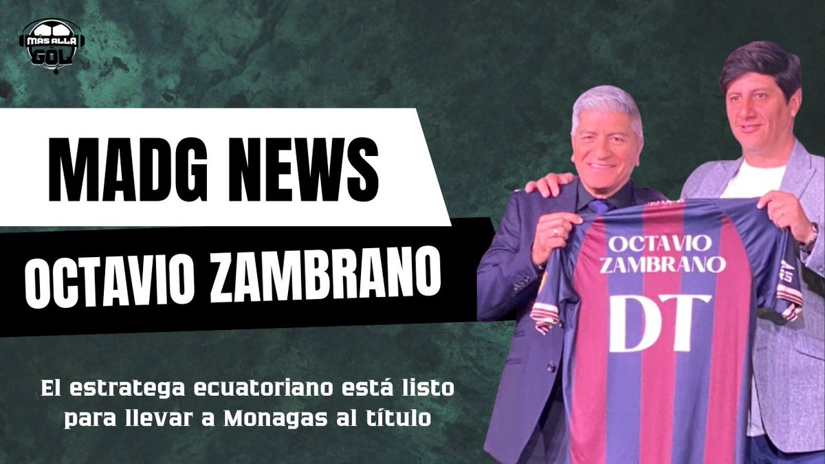 #LigaFUTVE | El nuevo entrenador del <a href="/Monagas_SC/">Monagas Sport Club</a>, Octavio Zambrano, se siente entusiasmado por dirigir en la <a href="/LigaFUTVE/">Liga FUTVE</a>.

⭐️ El ecuatoriano se siente confiado en que puede conseguir la estrella para el conjunto blaugrana 🔴🟣

youtu.be/WK8FZ5-UBYc?si…
