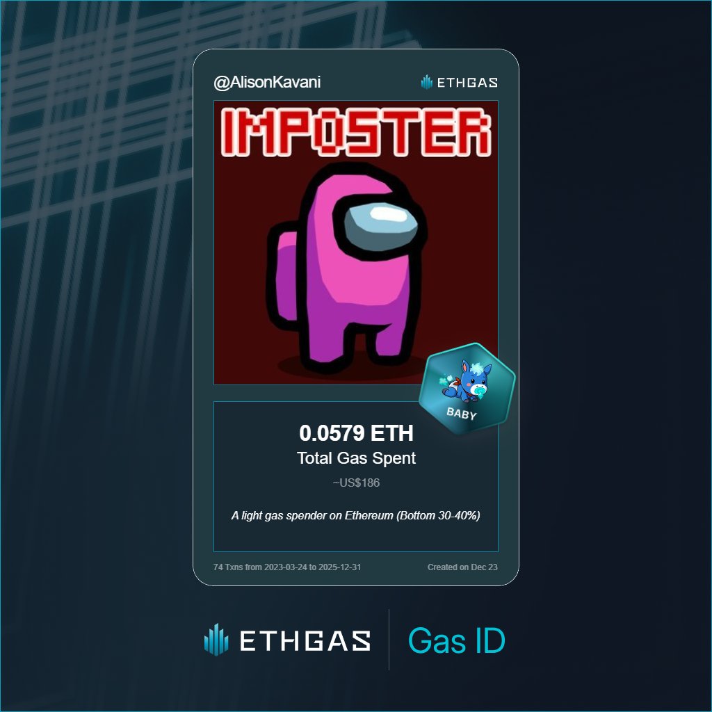 alison kavani | ETHGas ⛽ tweet media