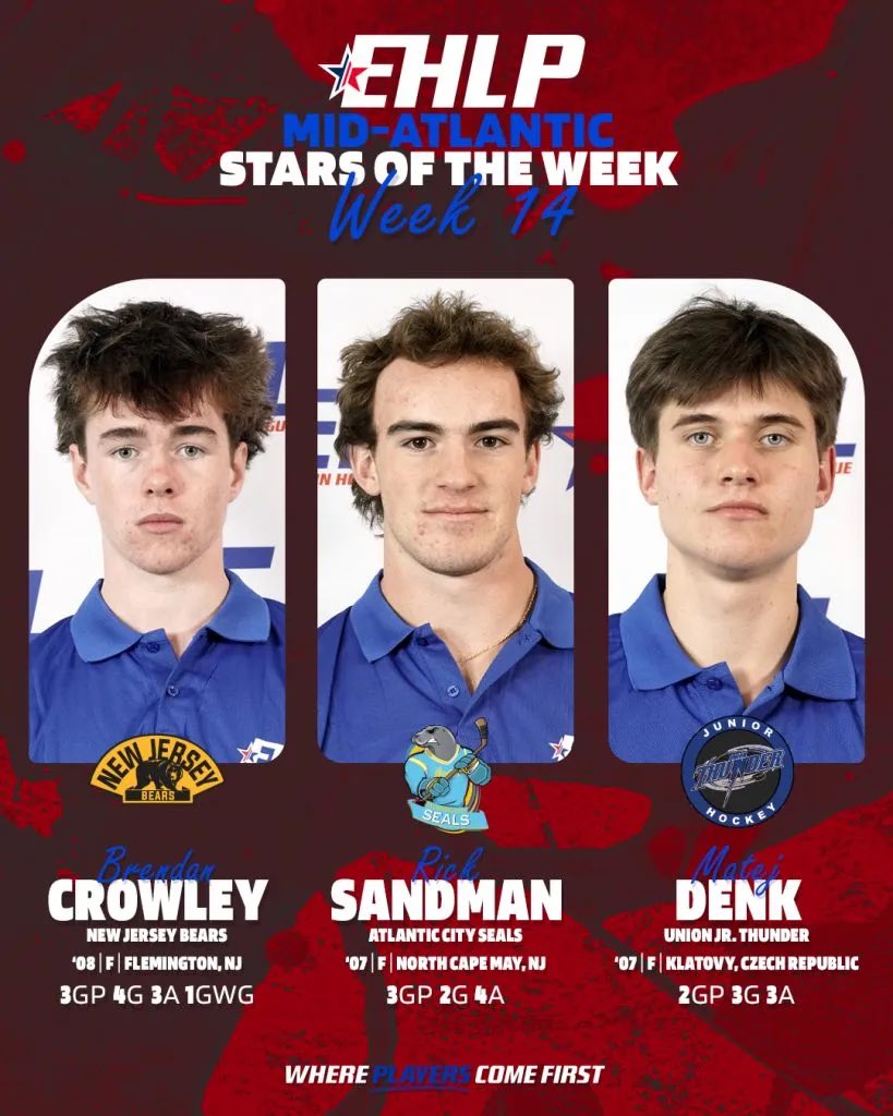 EHLpremier's tweet image. The EHLP is pleased to announce its top performers from Week 14!

#WherePlayersComeFirst | #DevelopPromoteAdvance